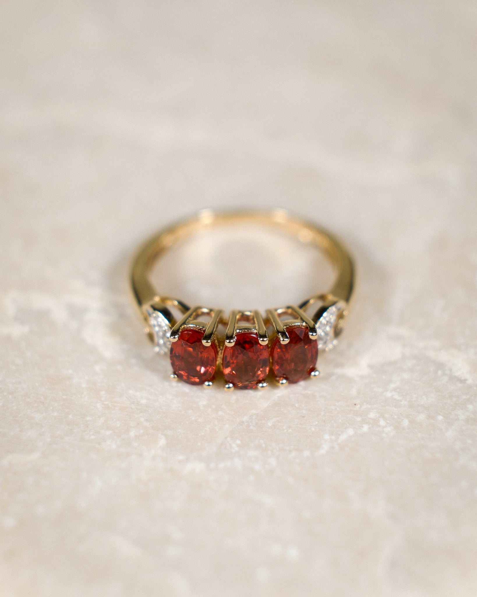 Bernadette • Vintage Spinel & Diamant Dress Ring