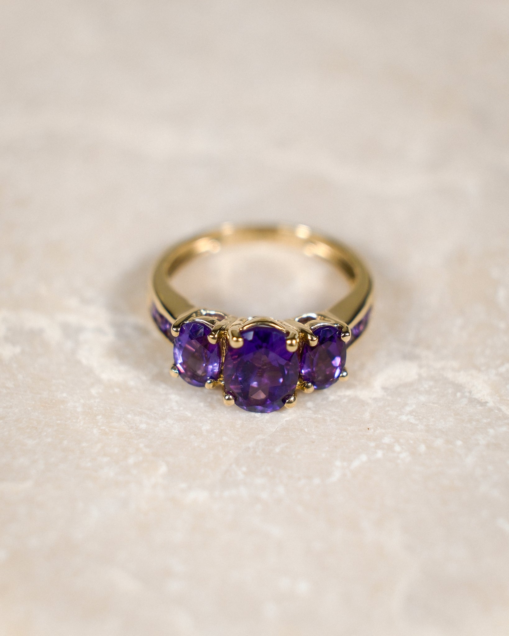 Evangeline • Vintage Amethist Dress Ring